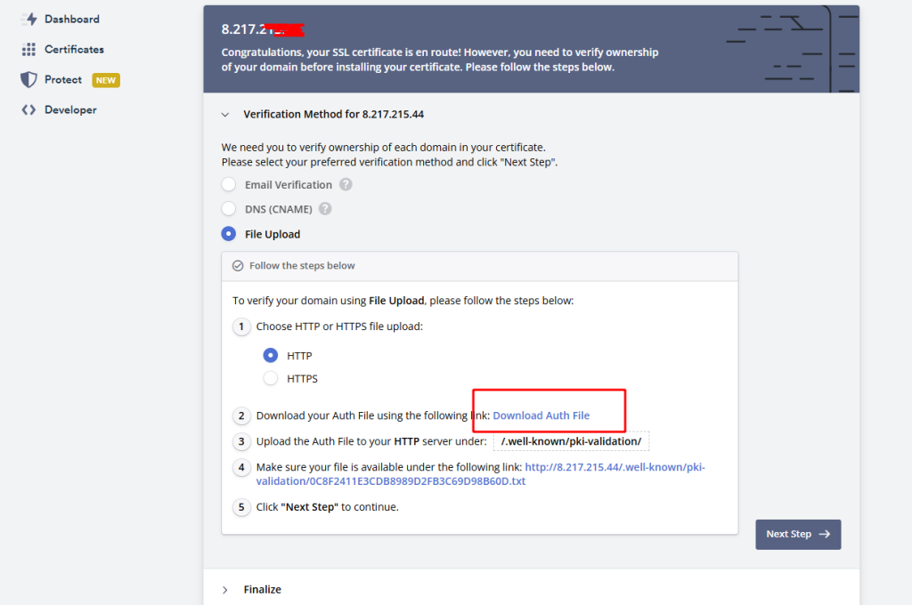 图片[2]-ip地址申请免费ssl证书https证书SSL申请教程zerossl-勇爱设计Netwrok