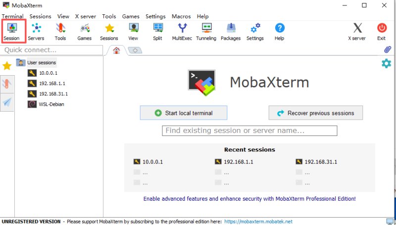 mobaxterm工具登录软路由openwrt系统教程-勇爱设计Netwrok